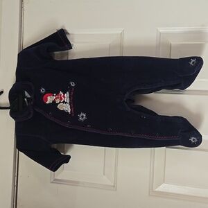 Vintage Precious Moments Embroidered Christmas Onsie Size 3/6 Months